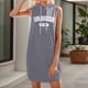 thumbnail image 1 of Vestido Informal de Verano Para Mujer, Cuello En V, Sin Mangas, Fluido, Cómodo y A La Moda., 1 of 3