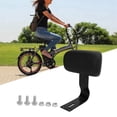 thumbnail image 3 of Rear Backrest Pad, Durable Black Comfortable Electric Bicycle Backrest Soft  for Bike, 3 of 8