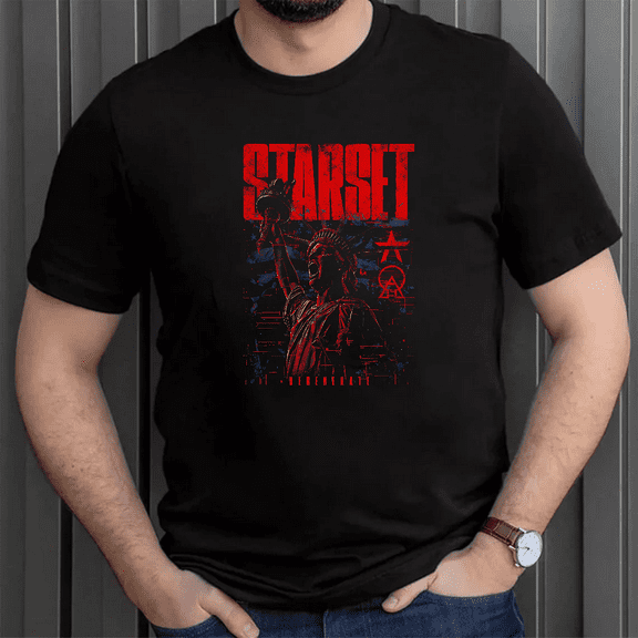 Starset Degenerate It's A Race To The Bottom Fan Unisex Tee, for men & women, up to size 5XL