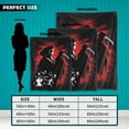 thumbnail image 5 of Jbralid Halloween Throw Blanket,Ghostface Blanket-Cozy and Warm Spooky Blankets for Adults Halloween Horror Themed Blanket 50x60 in, 5 of 5