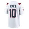 thumbnail image 3 of Men's Nike Mac Jones White New England Patriots Player Game Jersey, 3 of 3