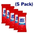 thumbnail image 4 of Wet Ones Wipes for Hands & Face, 20 Count Travel Pack (Pack of 5) 100 Wipes Total (Anti Bacterial), 4 of 5