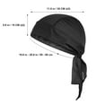 thumbnail image 4 of WRISTBIQUE 2 Pcs Motorcycle Bandana Comfortable Polyester Mesh Design for Men Outdoor Gear, 4 of 10