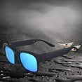 thumbnail image 2 of Bluetooth Bone Conduction Sunglasses – Polarized Audio Glasses, Wireless Sports Headphones, IP7 Waterproof, 4H Playtime for Running/Cycling/Driving (Sky Blue), 2 of 2