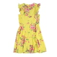 thumbnail image 2 of Vestido Floral Bar III ajustado y acampanado amarillo mediano, 2 of 2