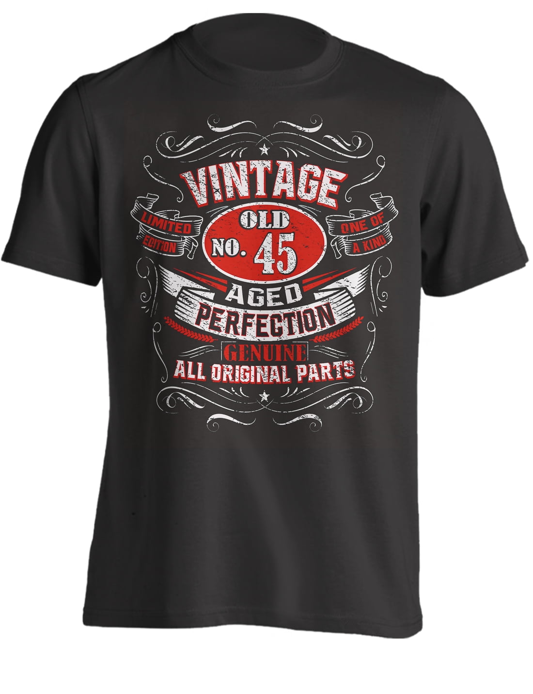 45th Birthday Gift Shirt Vintage No 45 Born in 1974T-Shirt 