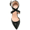thumbnail image 5 of Journee Womens Riva Pointed Toe Mid Heel Pumps, Widths Available, 5 of 10