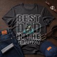 thumbnail image 3 of Jollimate Best Dad In The Galaxy Shirt, Mens Fishing T-Shirt, Fisherman Gift, Fishing Lover Gift, 3 of 6