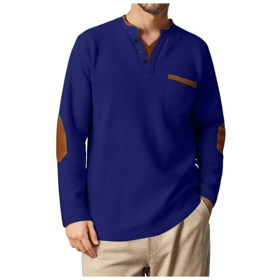 TSHXS Men Sweatshirts Mens Pullover Sweatshirt Men'S Sweatshirt Casual Outdoor Long Sleeve Pullover Sweatshirt Button Sweater XXXL