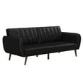 thumbnail image 5 of Novogratz Brittany Futon, Black Faux Leather, 5 of 22