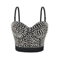 thumbnail image 2 of Bra Short Women's Carnival Rock Nightclub Bar Bra-Black-B-XXL, 2 of 7