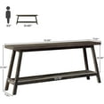 thumbnail image 4 of Tribesigns 71" Extra Long Console Table for Entryway, Farmhouse Console Entryway Table for Hallway, Entrance, Living Room, 4 of 7