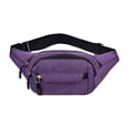 thumbnail image 2 of Chest Bag for Men Women, Adjustable Strap Zipper Closure Multi LayersOutdoor Sports Waist Bag Phone Lipstick Keys Storage Cross Body Bag, 2 of 8