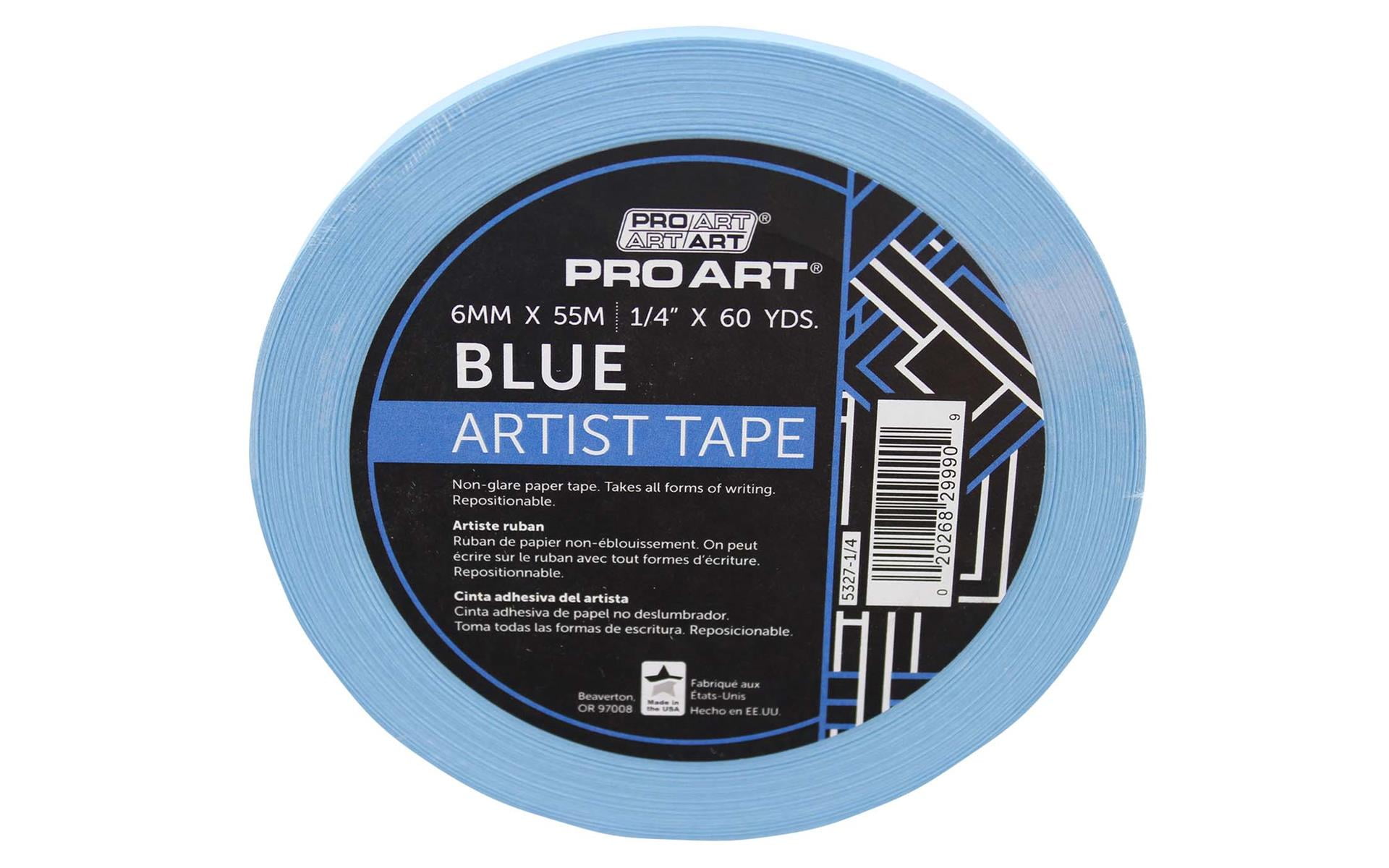 Pro Art Artist Tape 1/4"x60yd Blue