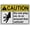 Warning Sign 1, variant on Open Shaft Keep Out Sign, Industrial Caution Warning Sign 8"x12" UV Resistant for Outdoor Mining Construction Site