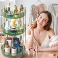 thumbnail image 2 of Rotating Makeup Organizer for Vanity 3 Tier, Bathroom Skincare Organizers Cosmetic Dresser Organizer Countertop Make Up Holder Rack Gift for Women Girls, 2 of 6
