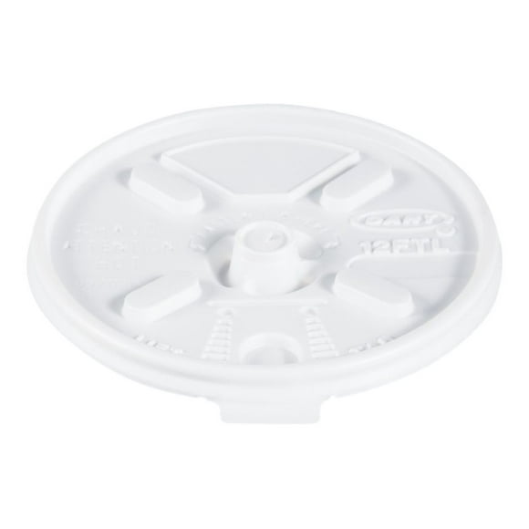 Dart Lift n' Lock - Cup lid - disposable - white (pack of 100)