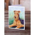 thumbnail image 2 of Airedale Terrier Greeting Cards and Envelopes Pack of 8, 2 of 2