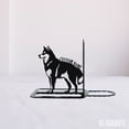 thumbnail image 3 of C-Craft Stainless Steel Siberian Husky Dog Bookend, Adjustable, 5 Inch for Home Office, 3 of 5