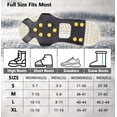 thumbnail image 3 of Crampons pour Bottes d'Hiver, Antidérapants, pour Femmes, Hommes, Enfants, Randonnée, Jogging, 3 of 8