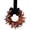 A, variant on Mini Halloween Wreath 8.7" Artificial Black Grapevine Wreath with Floral, Boxwood and Velvet Bow Gothic Small Cabinet Canlde Rings Wreaths for Festival Home Table Centerpiece Window Decor, A