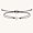 Silver, variant on The Cross Thread Bracelet