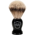 thumbnail image 1 of Parker Safety Razor 100% Silvertip Badger Bristle Shaving Brush (Black Handle) -- Brush Stand Included, 1 of 3