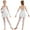White, variant on XUNZOO Kids Girls Figure Ice Skating Dress Sleeveless Leotard Dresses with Gloves Lyrical Dance Costume Yellow 14