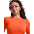 thumbnail image 3 of Camiseta de Natación CRZ YOGA Manga Larga Protección Solar UPF 50+ Naranja Miel XS, 3 of 4