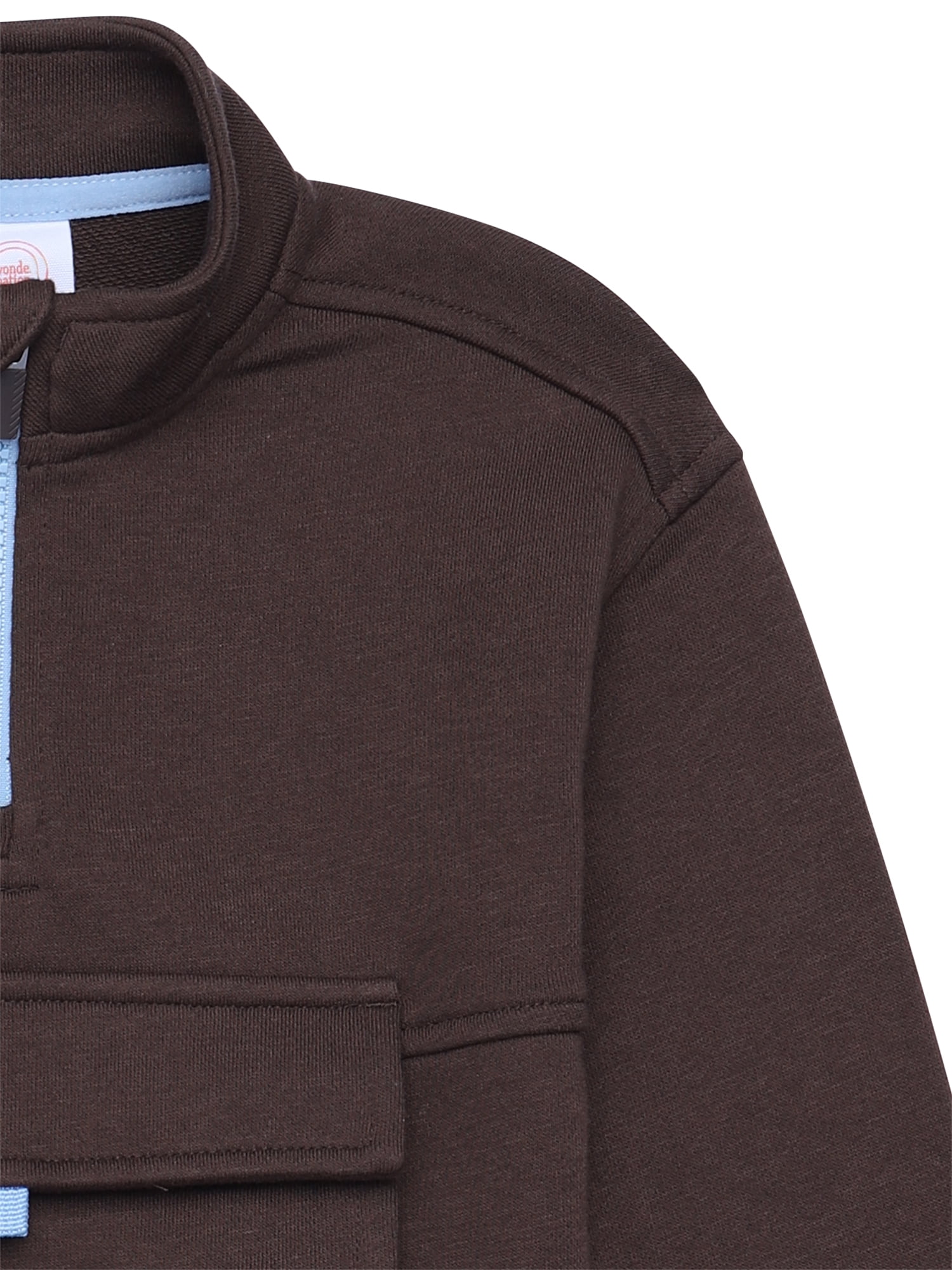 Wonder Nation Toddler Boys Quarter Zip Pullover, Sizes 12M-5T