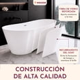 thumbnail image 2 of Tina De Baño Rack and Pack Lujo Fibra De Vidrio 170 X 72 X 70 Cm, 2 of 9