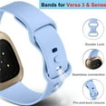 thumbnail image 3 of GEAK 4 Pack Silicone Sport Bands Compatible with Fitbit Versa 3/Versa 4/Sense/Sense 2 Bands for Women Men, 3 of 7