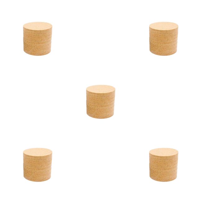 Paquete de 10 posavasos Naiovety de corcho autoadhesivos redondos