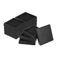 thumbnail image 1 of Uxcell Paquete de 12 Tazas Antideslizantes para Muebles Cuadradas de Caucho de 3" Protectores de Suelo para Sofá Silla Piano, 1 of 1