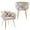 Beige, variant on Luxury Velvet Single Sofa Chair, Modern Dining Chair with Golden Metal Legs, Upholstered Dining Chairs, Accent Desk Chair for Dining Room, Kitchen, Vanity, Living Room(Grey,Set of 8)