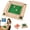 Green #50, variant on Math Games,Shut The Box Dice Game,Shut The Box Wooden Mathematic Traditional Pub Board Dice Game Travel,2-4 Player Family Wooden Board Table Math Games for Classroom,Party(Green)