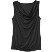 Susie Rose Juniors' Plus Cowl Neck Tank w/ Banded Bottom