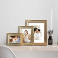 thumbnail image 3 of ArtbyHannah 5x7 inch 2 Pack Gold Picture Frame Sets for Valentine's Day TableTop Display Wall Mounting, Photo Frames for Home Decor, Living Room, Wedding, 3 of 11