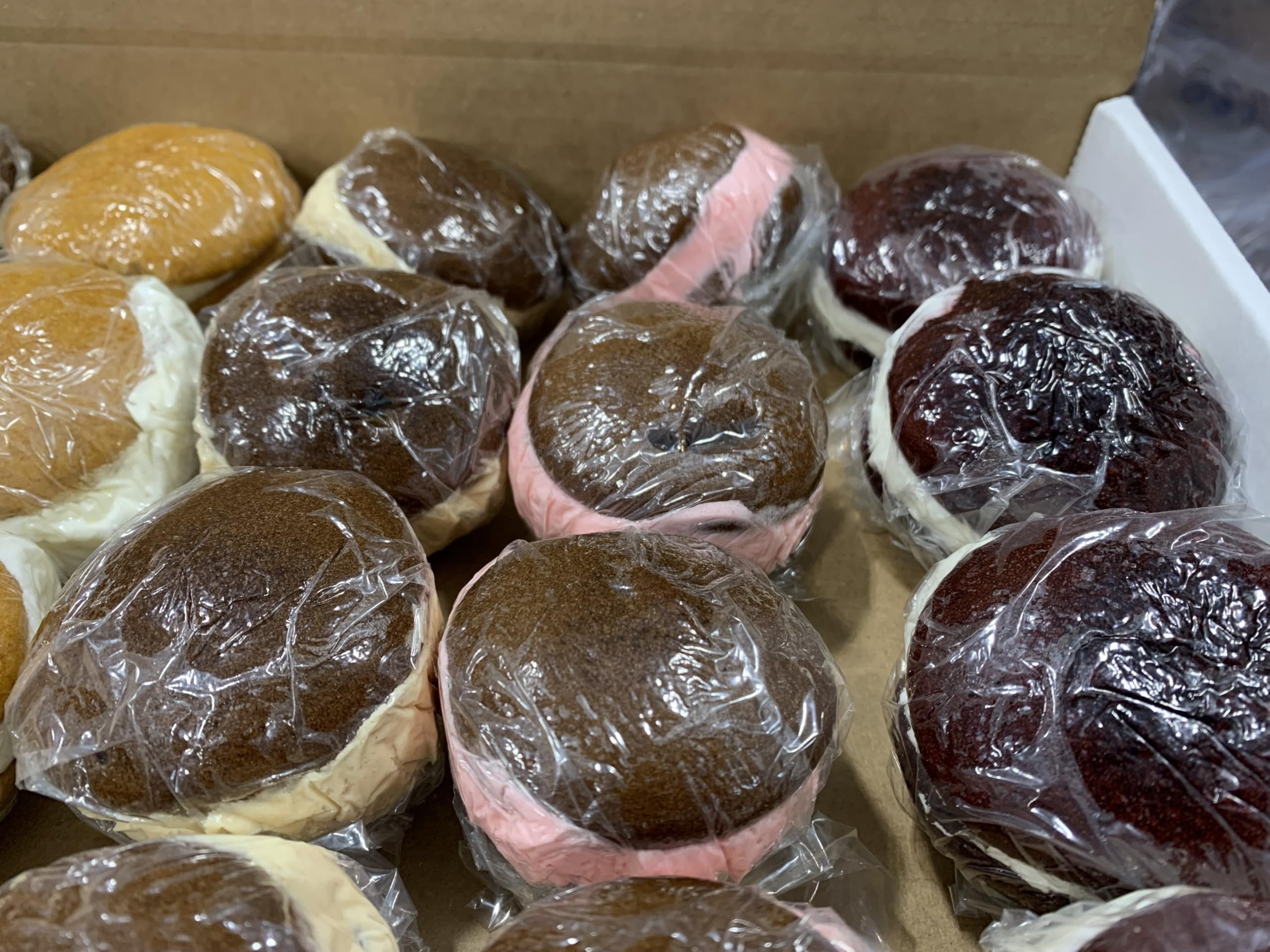KauffmanTreats Lancaster County Amish-Style Homemade Mini Whoopie Pies Gobs Variety Box Pack of 20