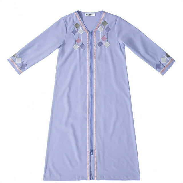 XovLAHzY Robes Décontractées pour Fillettes, Robe Imprimée à Manches Longues, Robe Princesse, Tenues d'Été Boho, Robe d'Été 7-8 Ans