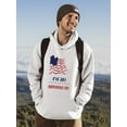 thumbnail image 2 of 4Th July Crayon Flag Hoodie Men -Image by Shutterstock, Male x-Large, 2 of 4