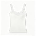 thumbnail image 4 of WAGUTH Women's Lace Trim Camisole Tank Tops Sleeveless Scoop Neck Slim Fit Cami Tops Dressy Casual Tanks for Summer Daily Wear, 4 of 4