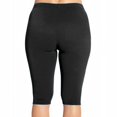 thumbnail image 4 of LoTiSee Women High Waist Knee Length Stretch Capri Leggings, Premium Cotton Skin-friendly Comfortable Casual Cropped Long Tights For Daily Sports, 4 of 5