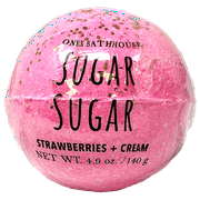 Onyx Bathhouse Sugar Sugar Strawberry & Cream Bath Bomb, 4.9 Oz.