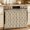 Brown, variant on Oven Skirt Curtain for Kitchen 21.5x30 Inch, Beige Moroccan Oven Curtain with 8 Ribbon Ties & Ruffle Trim, Stove Skirt Curtain Dishwasher for Cabinets Over Sinks Morocco Geometric Quatrefoil Lattice