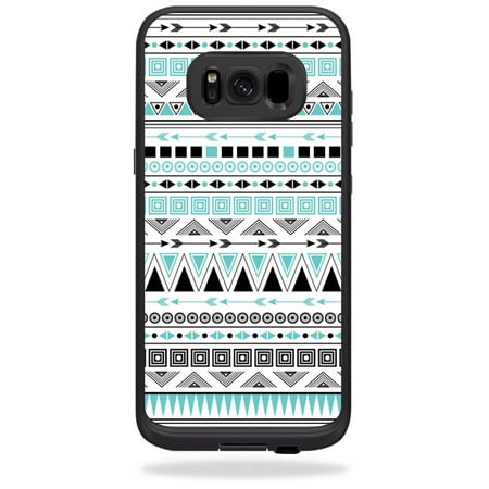 Turquoise Vinyl - Skin for LifeProof Fre case for Samsung Galaxy S8+ Plus - Turquoise Tribal | MightySkins Protective, Durable, and Unique Vinyl Decal wrap cover | Easy To Apply, Remove | Made in the USA