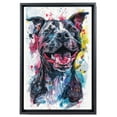 thumbnail image 2 of American Staffordshire Terrier Canvas Wall Art, Modern Cute Colorful American Staffordshire Terrier Canvas Dog Art Pictures Wall Decor for Kids Bedroom Decoration Unframed 8x12 inches, 2 of 5