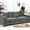 Grey, variant on Corduroy 3-Seater Grey Sofa / Aesthetic Addition to Living Area