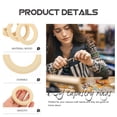 thumbnail image 4 of 30Pcs Multi-function Wood Rings Decorative Craft Rings Wear-resistant Handmade Rings, 4 of 8