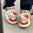 thumbnail image 3 of Lindos zapatos de Hello Kitty nuevos de moda para mujeres, zapatos casuales de diseño de nicho para estudiantes, zapatos de tabla de tendencia versátiles de estilo coreano para primavera, 3 of 6